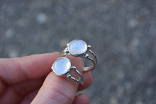 Rose Quartz Four Point Ring Size 8.25