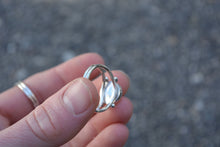 Rose Quartz Four Point Ring Size 8.25