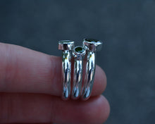 Chrome Diopside Faceted Ring