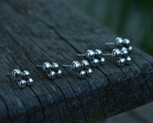 Recycled Sterling Bubble Earrings