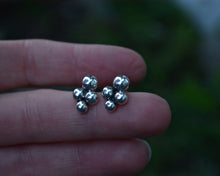 Recycled Sterling Bubble Earrings