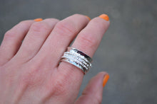Hammered Spinner Ring