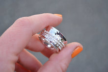 Hammered Spinner Ring