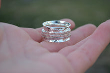 Hammered Spinner Ring