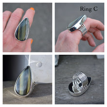 Hawks Eye Rings // 3 Sizes