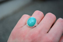 Turquoise Chalcedony Ring