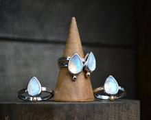 Moonstone 14k Gold // Sterling Rings