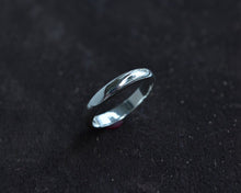 Half Round Sterling Silver Band