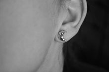 Crescent Moon Post Earrings