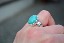 Turquoise Chalcedony Ring