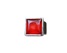 Carnelian Square Ring // Size 7.75