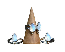 Moonstone 14k Gold // Sterling Rings