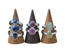 Rose Cut Sapphire Rings