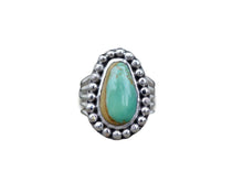 Turquoise 5 Band Split Ring // Size 7.5