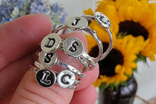 Personalized Initial Stacking Ring