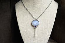 Lunar Moonstone & Quartz Necklace