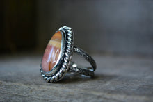 Polychrome Jasper Double Banded Ring Size 8.75