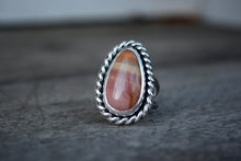 Polychrome Jasper Double Banded Ring Size 8.75