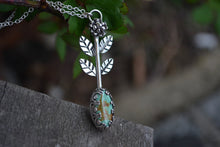 Cherry Blossom Turquoise Necklace // #1