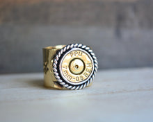 Brass Bullet Ring // Size 8.25