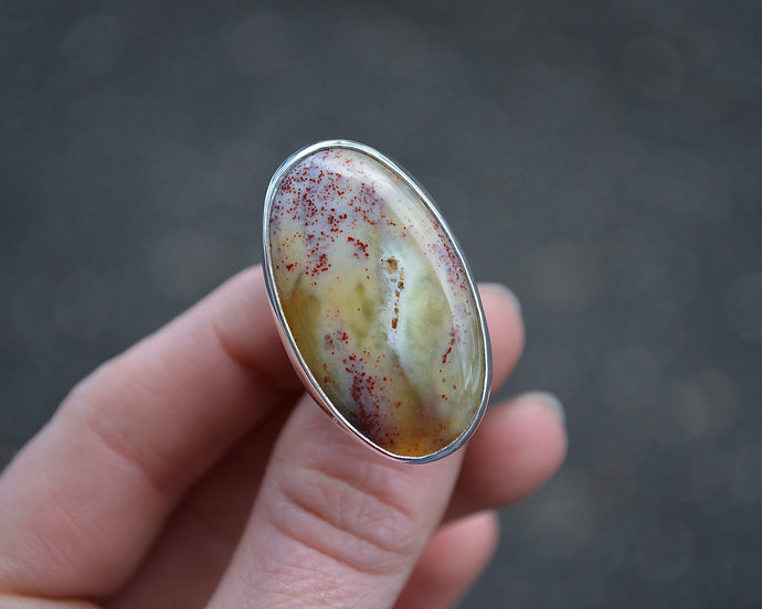 Australian Opalite Ring // Size 6.25