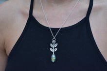 Cherry Blossom Turquoise Necklace // #1