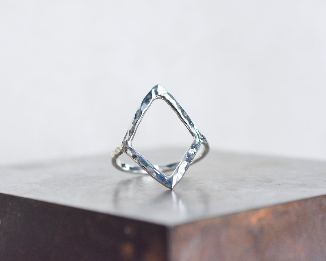 Diamond Shape Stacking Ring