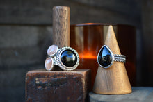 Black Onyx Ring // Round // Made to Order
