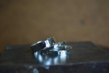 Recycled Hammered Sterling Silver Bands
