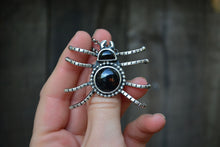 Spider Black Obsidian Necklace