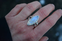 Marquise Moonstone Ring Size 6.75