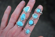 Sale - Kingman Turquoise Ring // Size 6.25