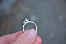 Labradorite Rose Cut Ring