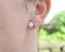 Recycled Pebble Stud Earrings