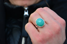 Turquoise Chalcedony Ring