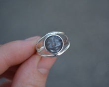 Double Band Man in Moonstone Size 6.75