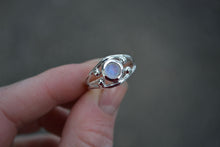 Moonstone Four Point Ring // Size 6.75