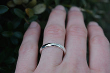 Half Round Sterling Silver Band