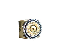 Brass Bullet Ring // Size 6